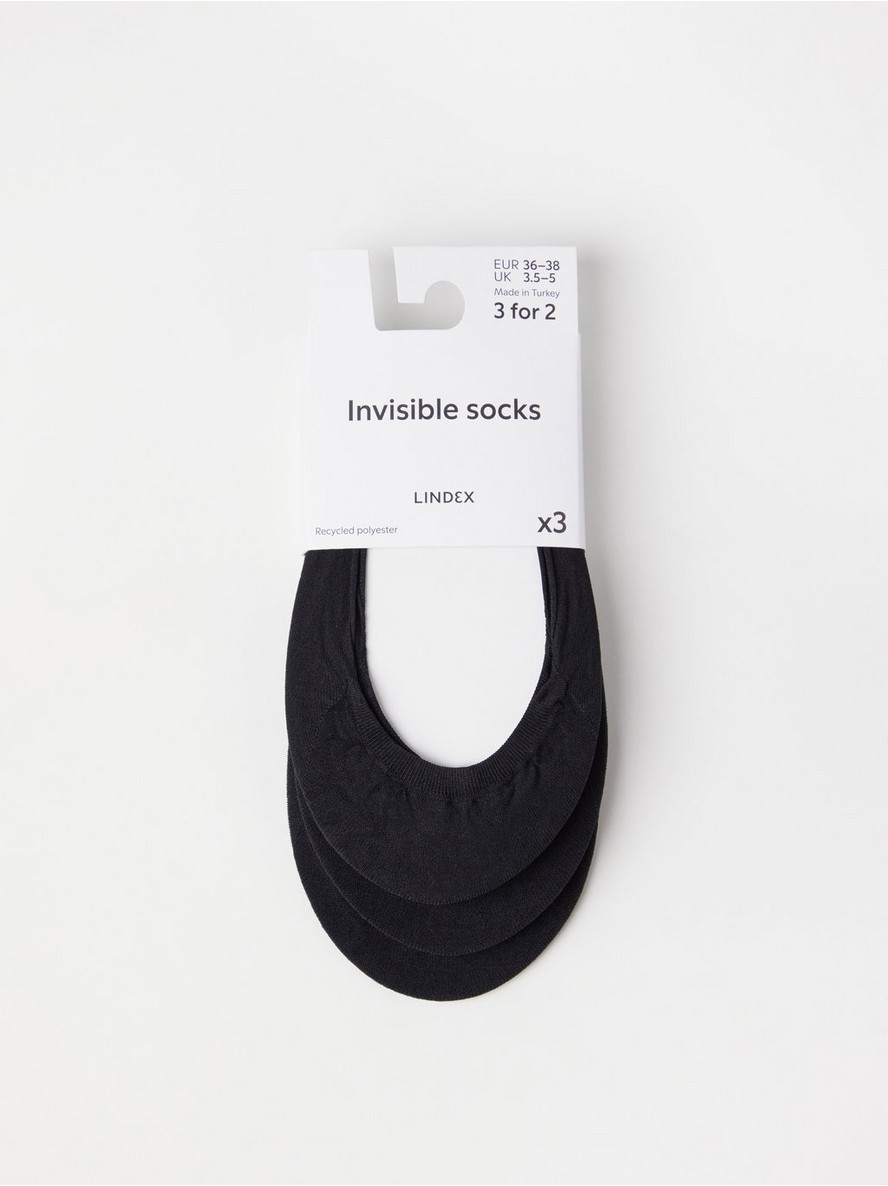 Carape – 3-pack Invisible socks