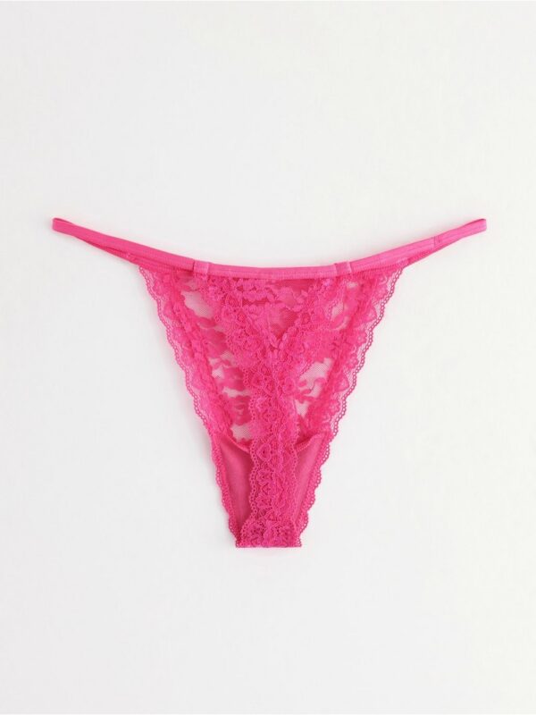 Thong in lace - 8727233-3427