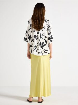 Maxi skirt in satin - 3000038-4692