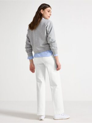 Wide trousers with high waist - 3001804-300