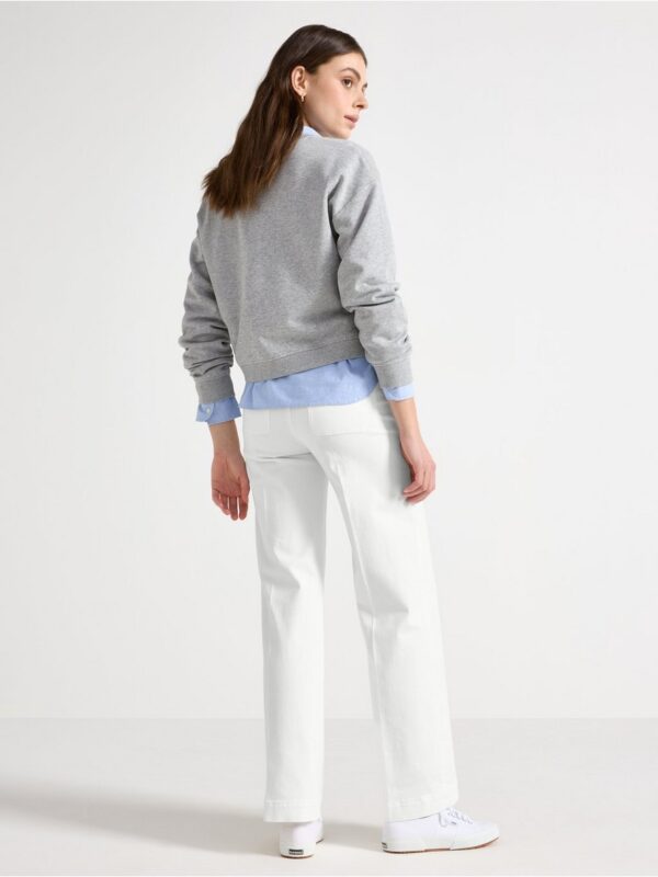 Wide trousers with high waist - 3001804-300