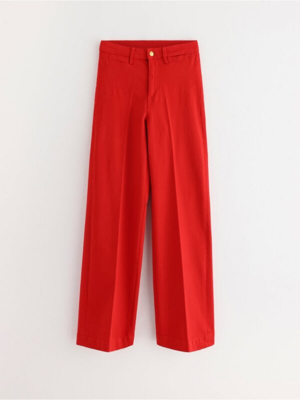 Wide trousers with high waist - 3001804-8668
