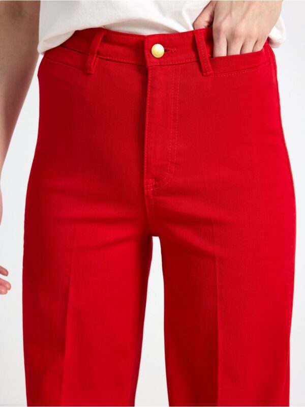 Wide trousers with high waist - 3001804-8668
