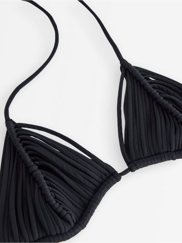 Triangle bikini bra with strap details - 3003548-80
