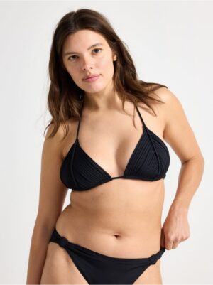 Triangle bikini bra with strap details - 3003548-80