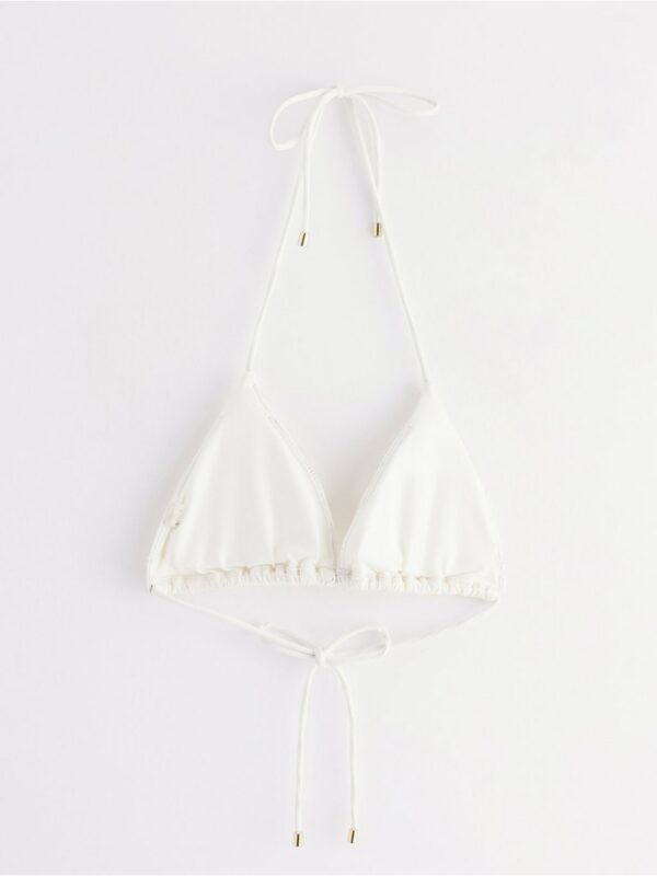 Triangle bikini bra with embroidery - 3004001-6886