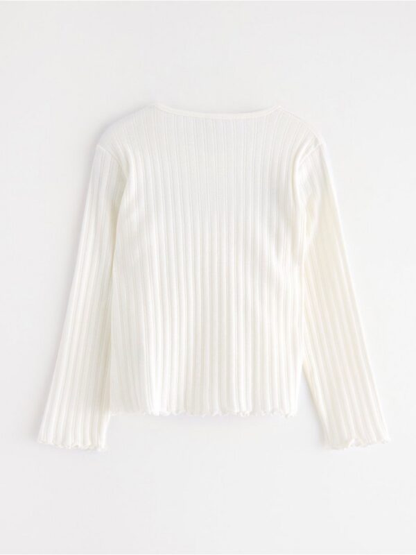 Pattern-knit cardigan in tricot - 3004146-325