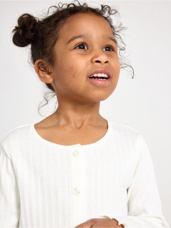 Pattern-knit cardigan in tricot - 3004146-325