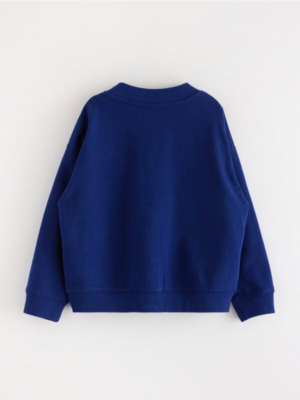 Cardigan in sweatshirt fabric - 3004214-7339
