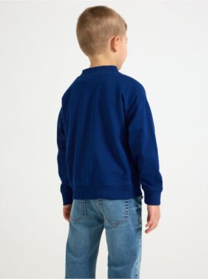 Cardigan in sweatshirt fabric - 3004214-7339