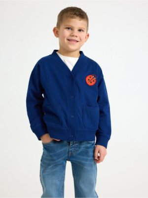 Cardigan in sweatshirt fabric - 3004214-7339