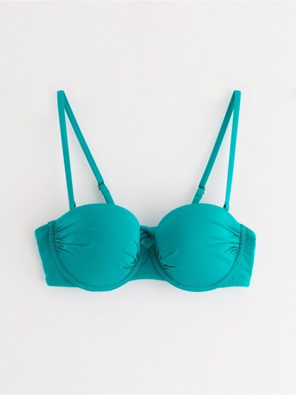 Padded balconette bikini bra with underwire - 3004396-3964