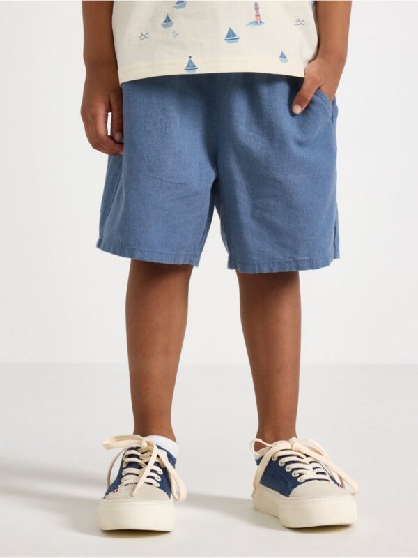 Shorts in linen blend - 3004566-9392