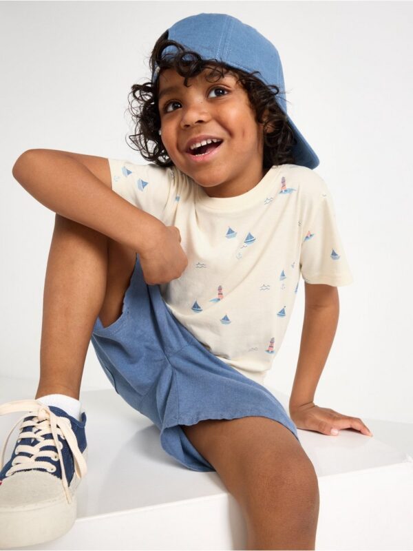 Shorts in linen blend - 3004566-9392