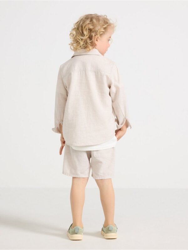 Shorts in linen blend - 3004566-9928