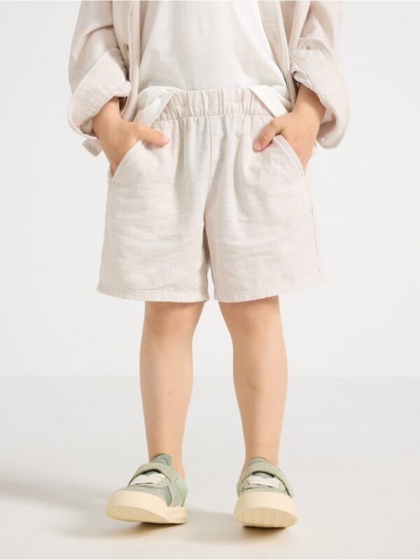 Shorts in linen blend - 3004566-9928