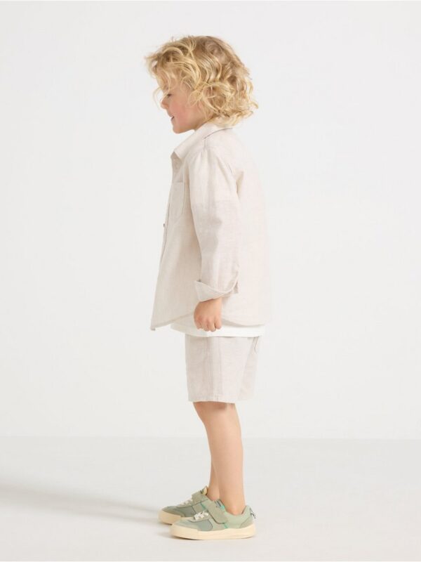 Shorts in linen blend - 3004566-9928