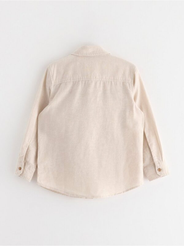 Shirt in linen blend - 3004570-9928
