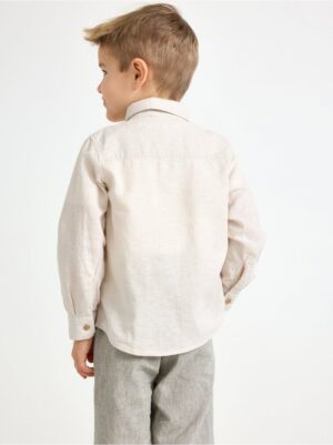 Shirt in linen blend - 3004570-9928