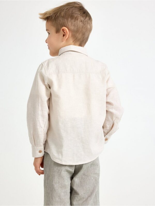 Shirt in linen blend - 3004570-9928