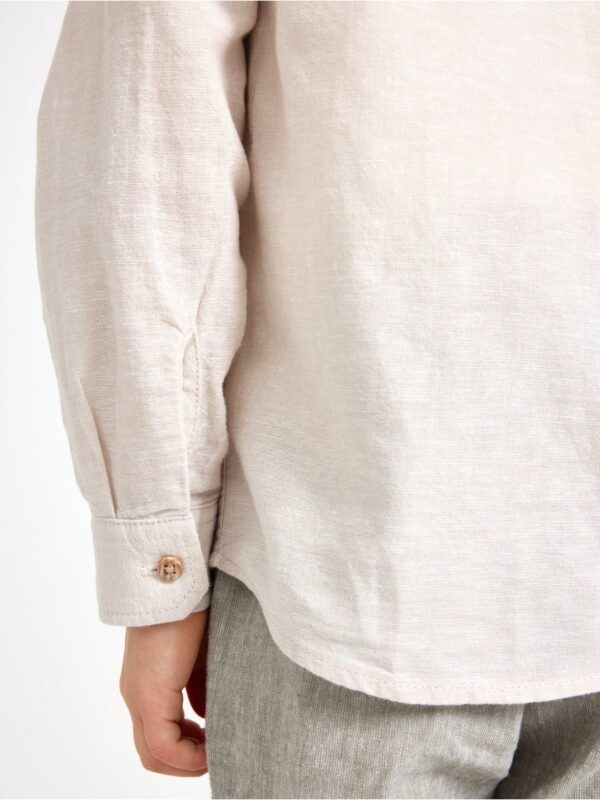 Shirt in linen blend - 3004570-9928