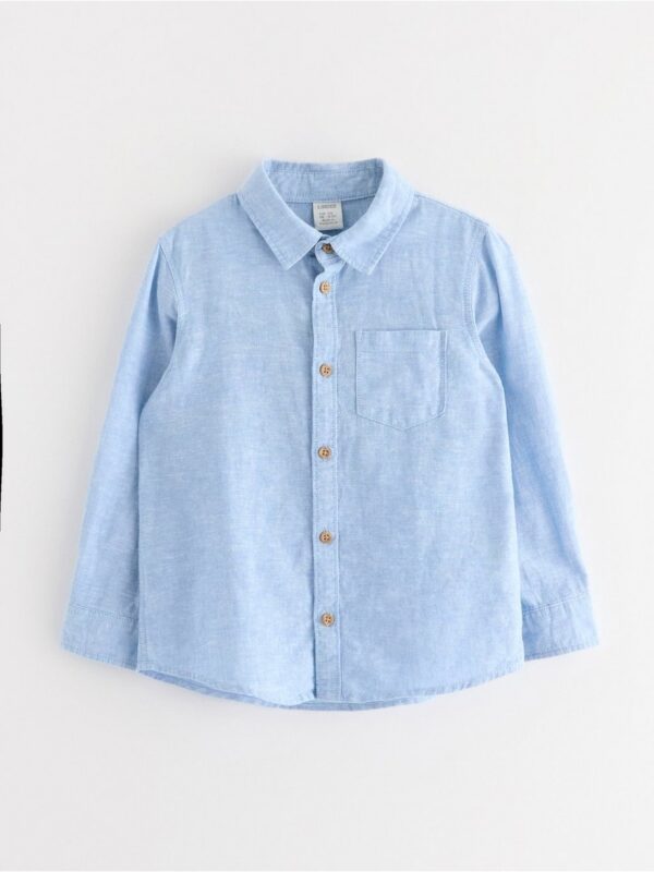 Shirt in linen blend - 3004570-9981