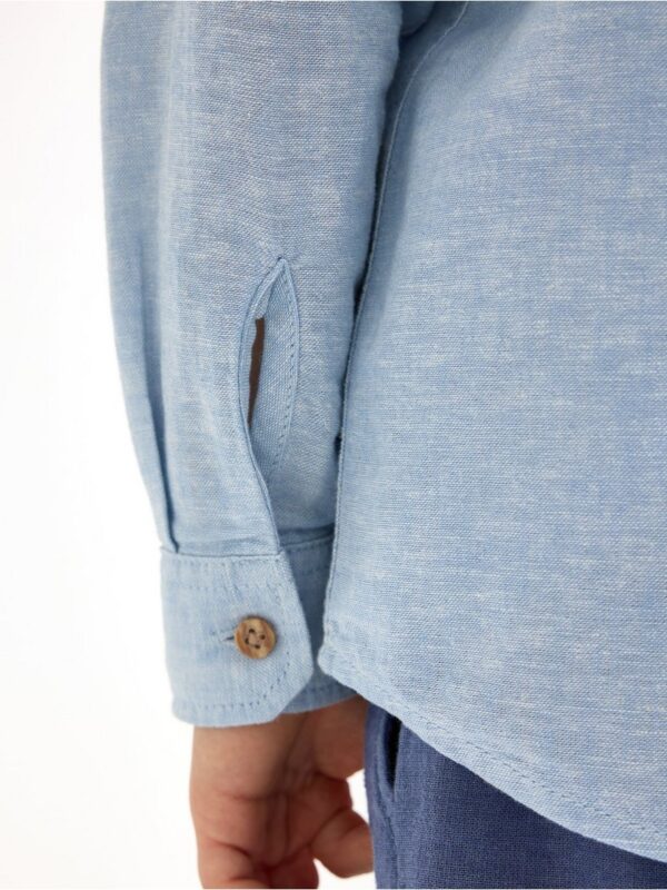 Shirt in linen blend - 3004570-9981