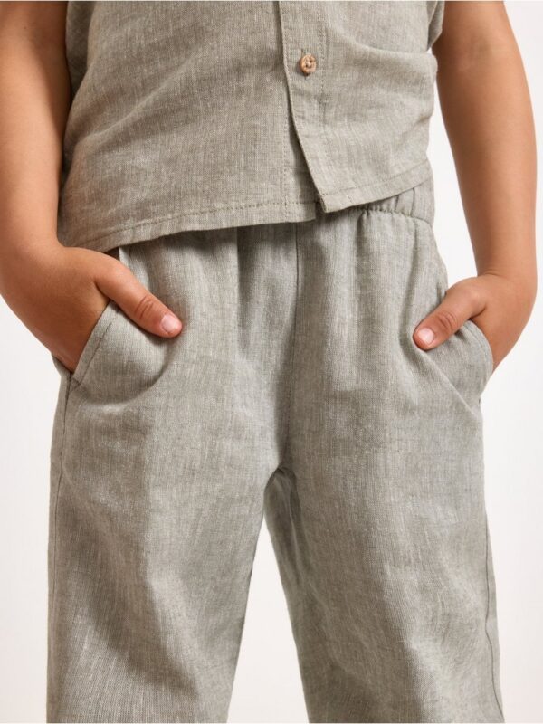 Trousers in linen blend - 3004572-2336