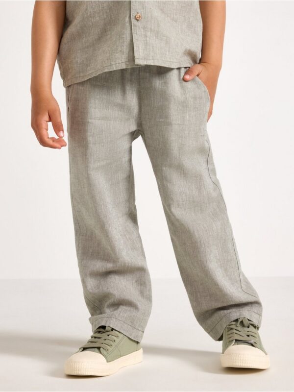 Trousers in linen blend - 3004572-2336
