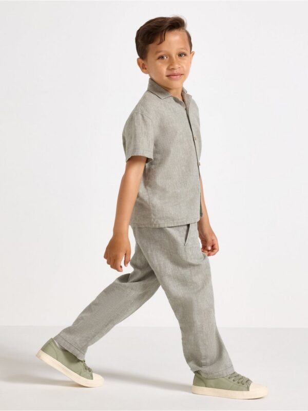 Trousers in linen blend - 3004572-2336