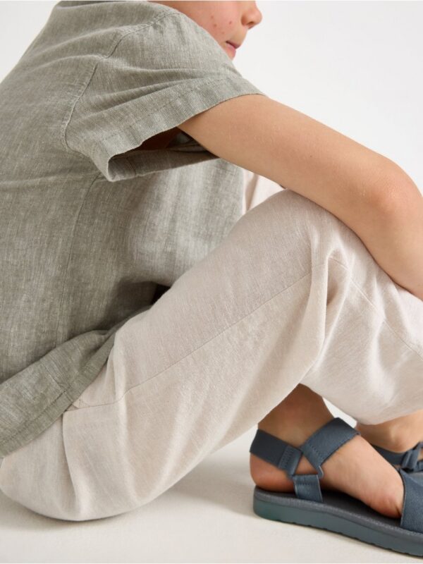 Trousers in linen blend - 3004572-9928