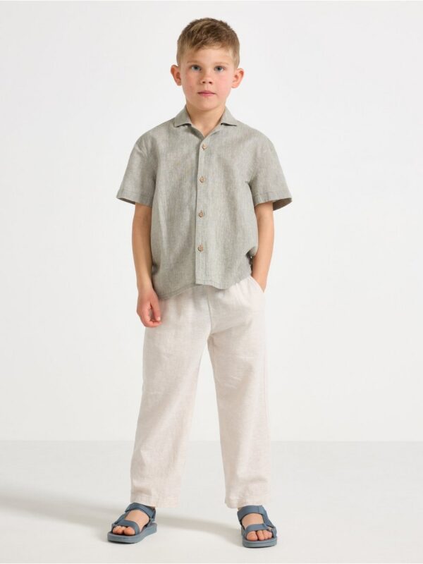 Trousers in linen blend - 3004572-9928
