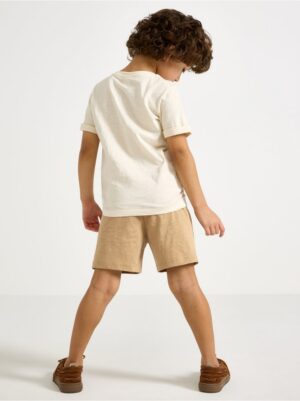 Shorts in slub jersey - 3004812-7779