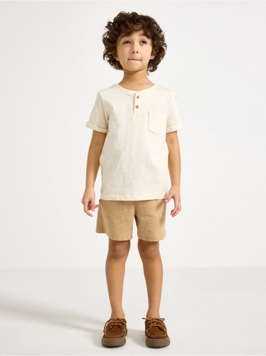 Sorts – Shorts in slub jersey
