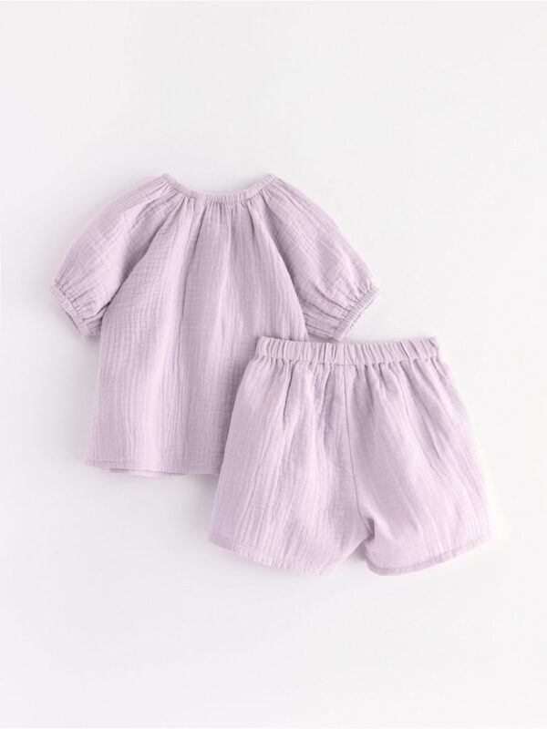 Set - blouse and shorts - 3004890-9959