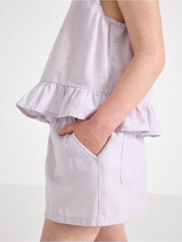 Shorts in linen blend - 3005051-9959