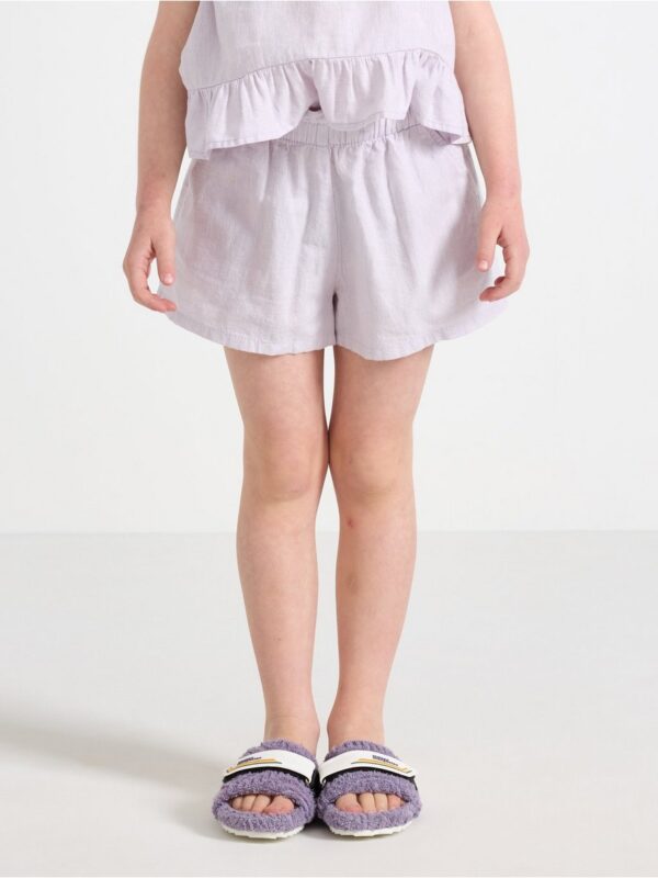 Shorts in linen blend - 3005051-9959