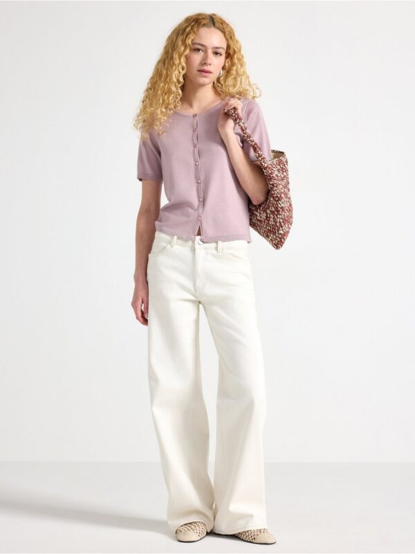 Fine-knit cardigan - 3005064-4855