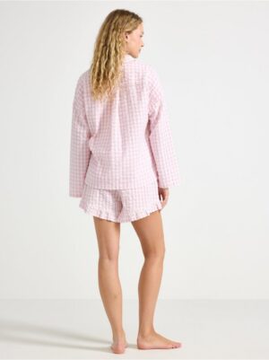 Pyjama shorts in seersucker - 3005078-7249
