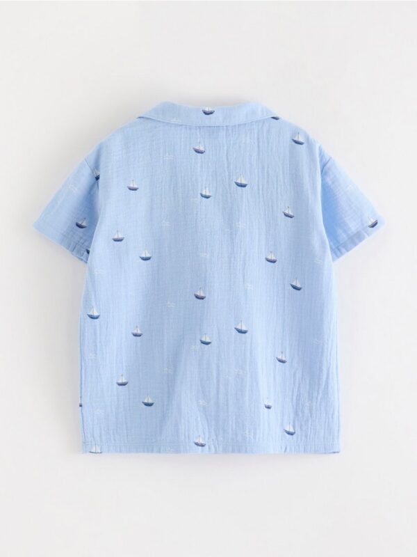 Shirt in cotton gauze - 3005086-1355