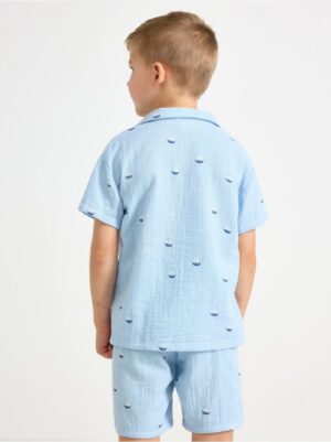 Shirt in cotton gauze - 3005086-1355