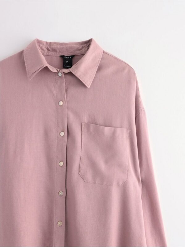 Shirt in linen blend - 3005116-4855