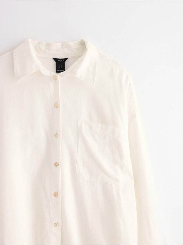 Shirt in linen blend - 3005116-70