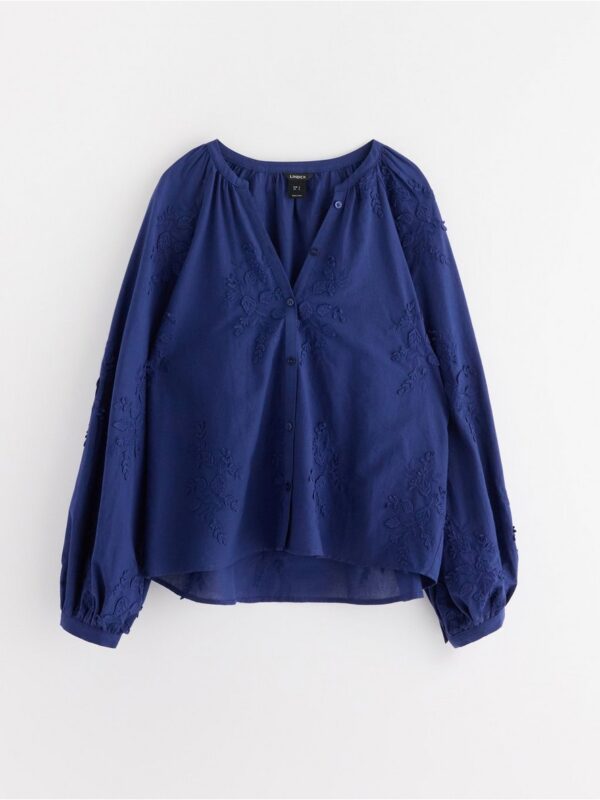 Blouse with embroidery - 3005226-6977