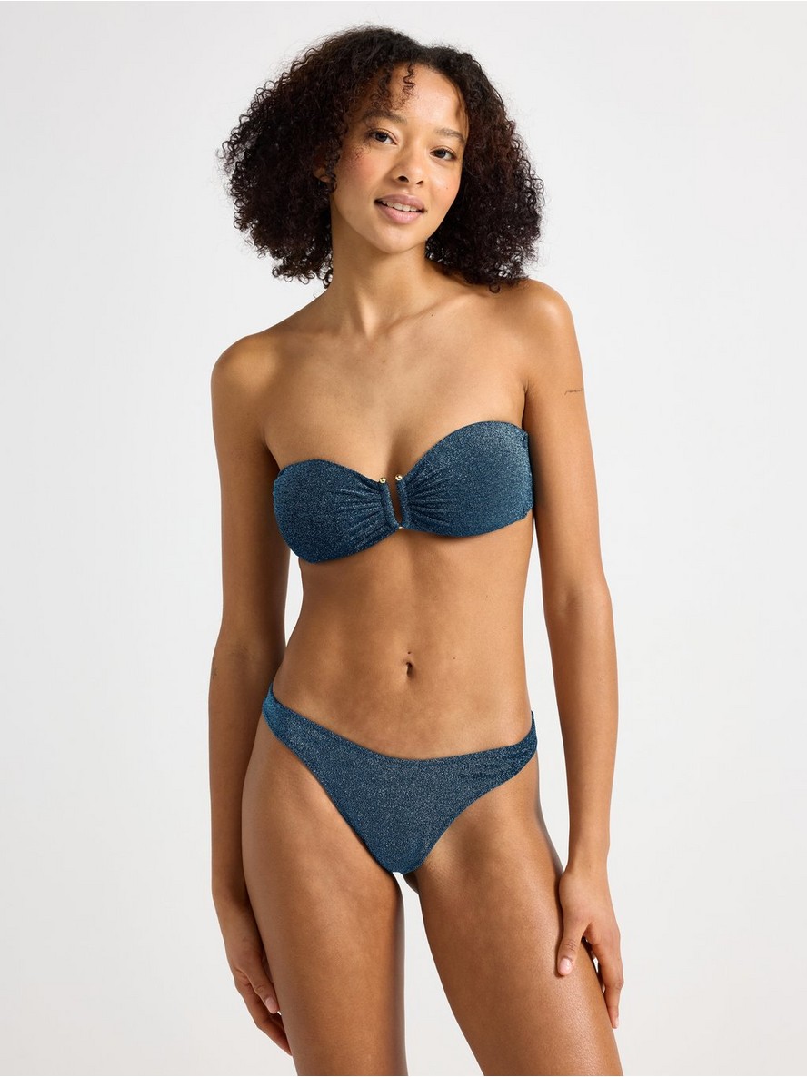 Kupaci kostim donji deo – Brazilian  bikini bottom with lurex