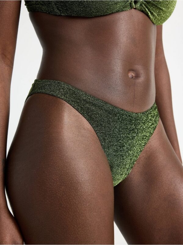 Brazilian  bikini bottom with lurex - 3005252-8597