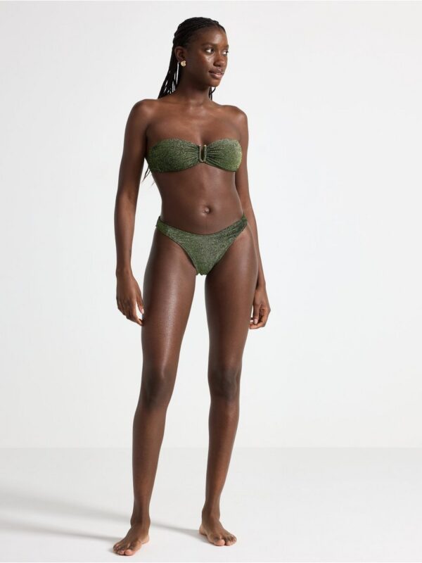 Brazilian  bikini bottom with lurex - 3005252-8597