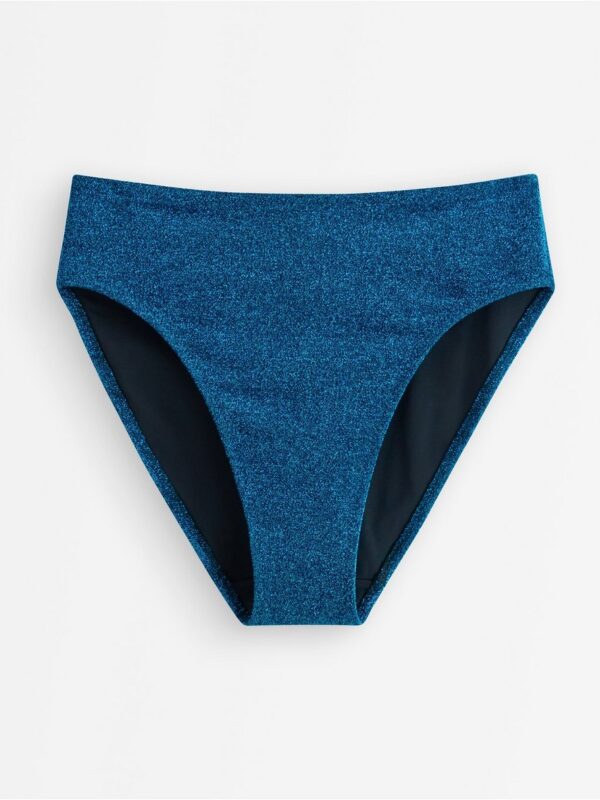 High-waisted bikini bottom with lurex - 3005253-8109
