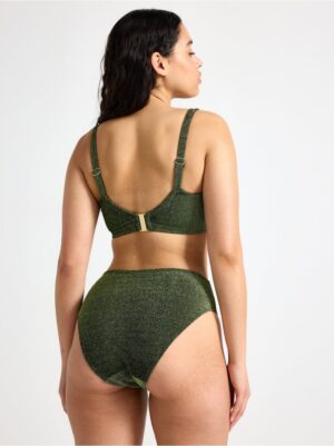 High-waisted bikini bottom with lurex - 3005253-8597
