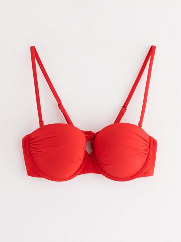 Padded balconette bikini bra with underwire - 3005261-6969